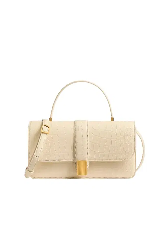 Khaite Blake Top Handle Bag In Champagne Alligator