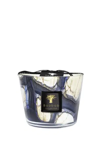 BAOBAB COLLECTION Stones Lazuli Candle, 4" | Thumbnail 1