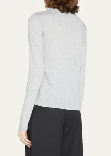 Vince Essential Long-Sleeve Crewneck Tee | Thumbnail 3