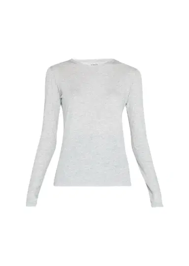 Vince Essential Long-Sleeve Crewneck Tee | Thumbnail 1