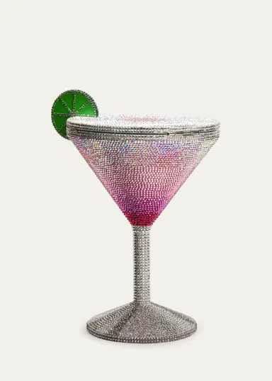 Judith Leiber Couture Martini Cosmopolitan Crystal Clutch Minaudiere | Thumbnail 3