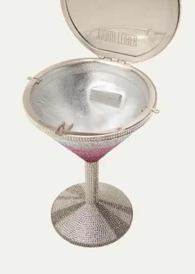 Judith Leiber Couture Martini Cosmopolitan Crystal Clutch Minaudiere | Thumbnail 4