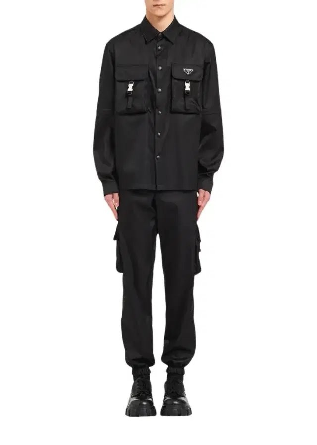 Prada Men's Re-Nylon Cargo Sport Shirt