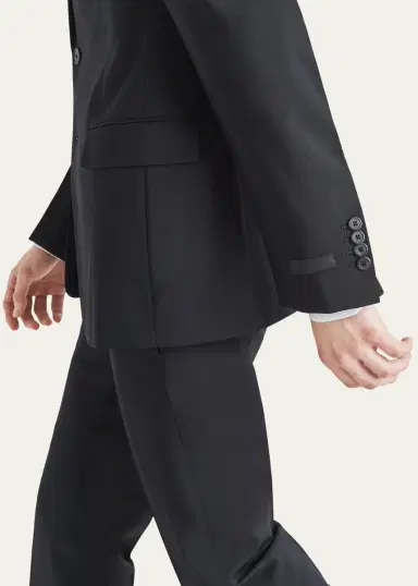 Prada Men's Wool-Mohair Solid Suit | Thumbnail 4
