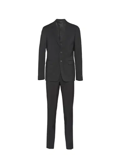 Prada Men's Wool-Mohair Solid Suit | Thumbnail 1