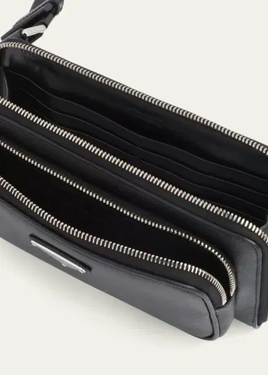 Prada Men's Saffiano Belt Bag | Thumbnail 4 Prada Men's Saffiano Belt Bag | Thumbnail 4