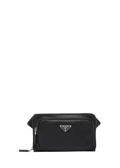 Prada Men's Saffiano Belt Bag | Thumbnail 1 Prada Men's Saffiano Belt Bag | Thumbnail 1