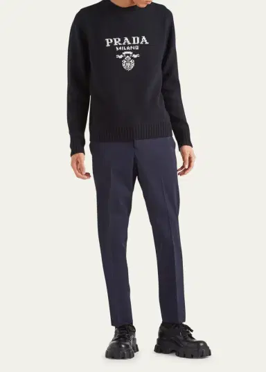 Prada Men's Tech Stretch Pants | Thumbnail 2