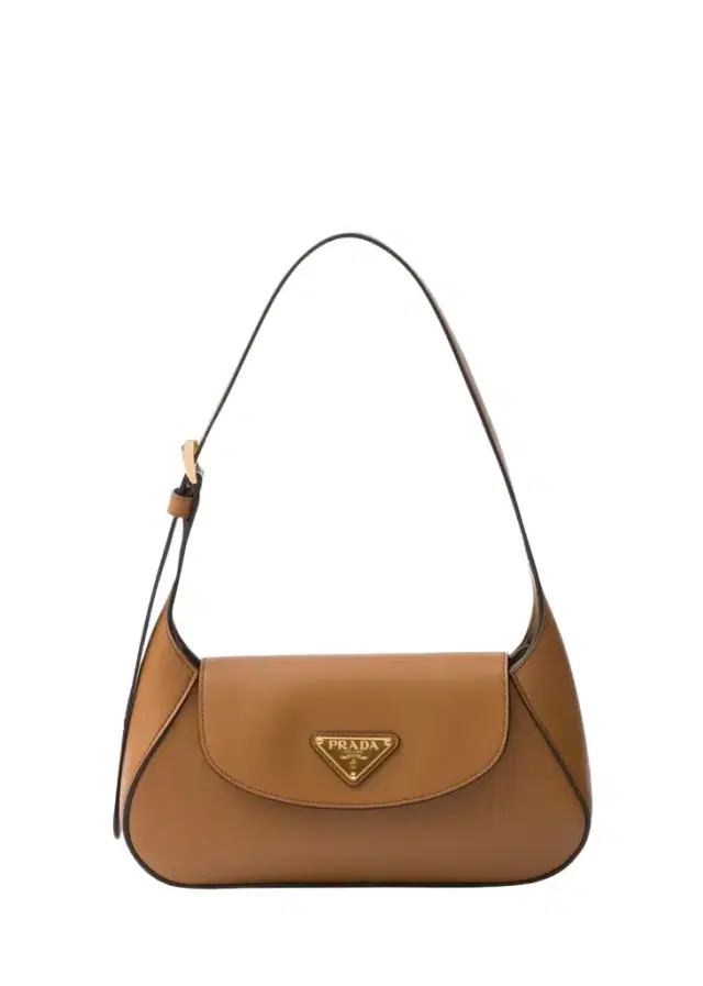 City Flap Leather Shoulder Bag