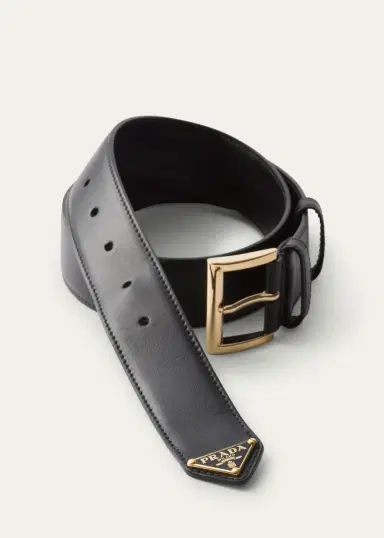 Prada City Calf Leather Belt | Thumbnail 3 Prada City Calf Leather Belt | Thumbnail 3