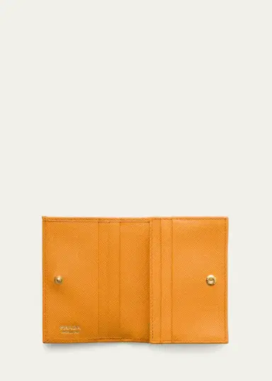 Prada Small Saffiano Leather Wallet | Thumbnail 3 Prada Small Saffiano Leather Wallet | Thumbnail 3