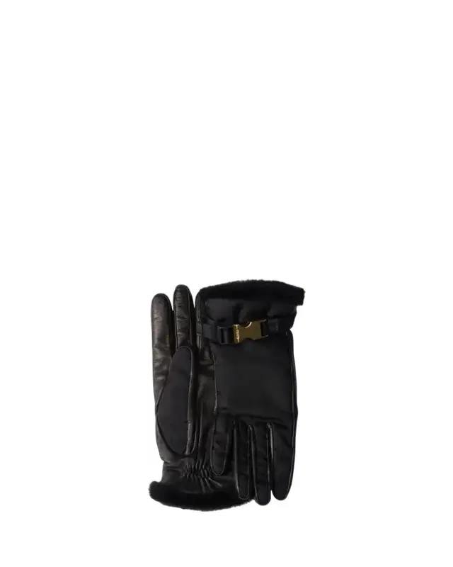 Prada Re-Nylon & Sheep Fur Gloves