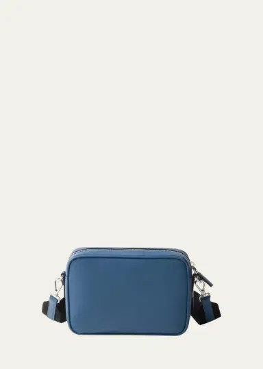 Prada Men's Saffiano Leather Crossbody Bag with Pouch | Thumbnail 2 Prada Men's Saffiano Leather Crossbody Bag with Pouch | Thumbnail 2