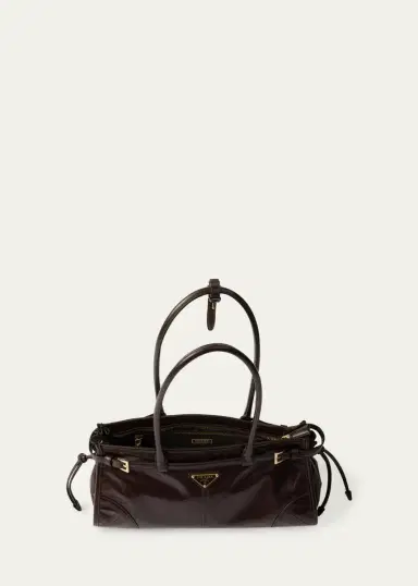 Prada Bonnie Medium Leather Shoulder Bag | Thumbnail 8 Prada Bonnie Medium Leather Shoulder Bag | Thumbnail 8