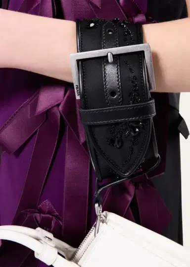 Prada Buckle Embroidered Re-Nylon Wrist Strap | Thumbnail 2
