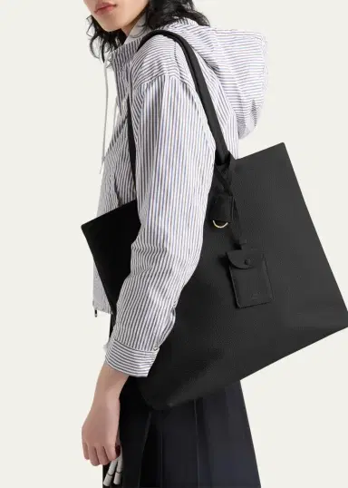 Prada Daino Soft Leather Tote Bag | Thumbnail 2 Prada Daino Soft Leather Tote Bag | Thumbnail 2