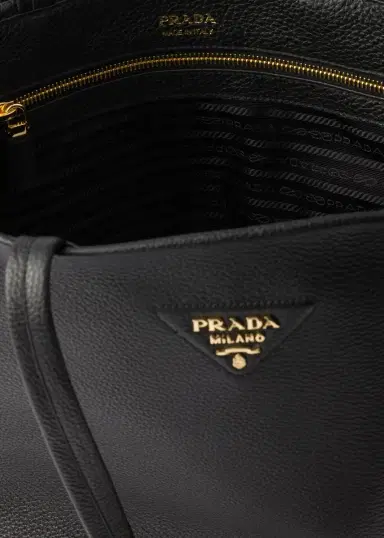 Prada Daino Soft Leather Tote Bag | Thumbnail 4 Prada Daino Soft Leather Tote Bag | Thumbnail 4