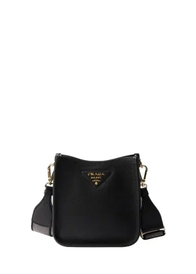Prada Mini Daino Soft Leather Hobo Crossbody Bag | Thumbnail 1