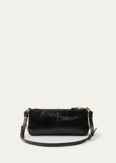 Prada Distressed Leather Shoulder Bag | Thumbnail 2 Prada Distressed Leather Shoulder Bag | Thumbnail 2