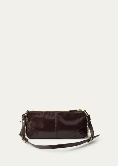 Prada Distressed Leather Shoulder Bag | Thumbnail 5 Prada Distressed Leather Shoulder Bag | Thumbnail 5