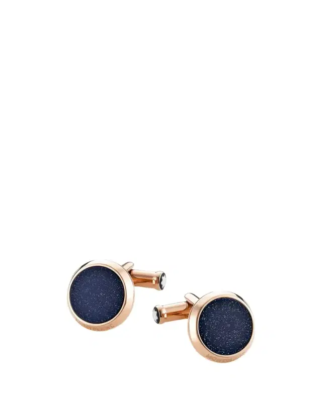 Montblanc Men's Meisterstuck Round Stone Cufflinks