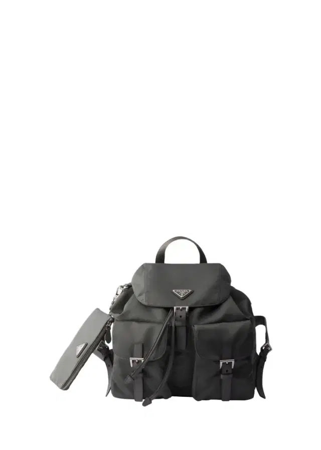 Re-Nylon & Saffiano Leather Backpack Re-Nylon & Saffiano Leather Backpack