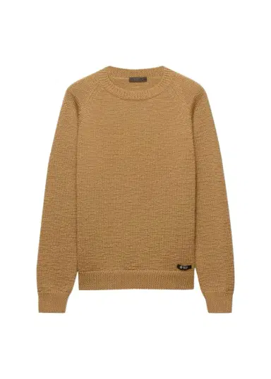 Prada Men's Boxy-Fit Wool Knit Crewneck Sweater | Thumbnail 1