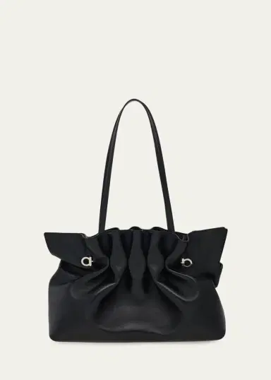 Ferragamo Medium Gancini Pierced Shoulder Bag | Thumbnail 2
