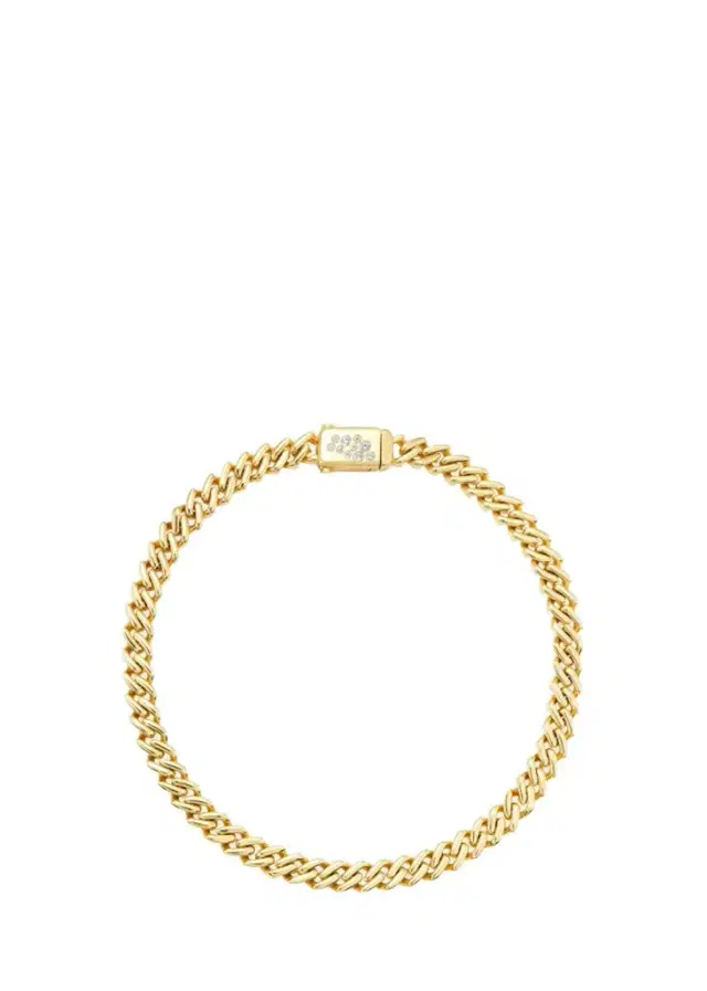 Uniform Object 18K Yellow Gold & 1.18 TCW Diamond Bracelet