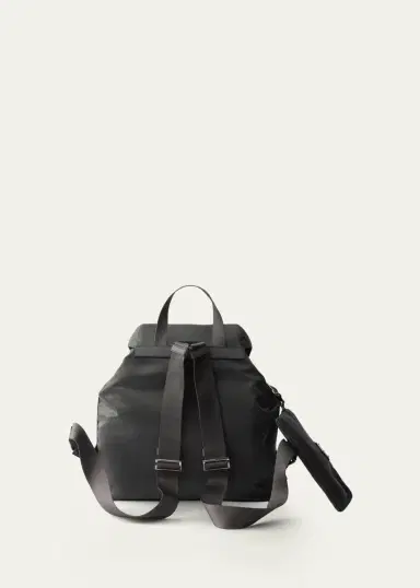 Prada Vela Leather-Trim Re-Nylon Backpack | Thumbnail 2 Prada Vela Leather-Trim Re-Nylon Backpack | Thumbnail 2