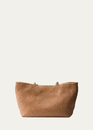 Prada Madras Woven Leather Tote Bag | Thumbnail 3 Prada Madras Woven Leather Tote Bag | Thumbnail 3
