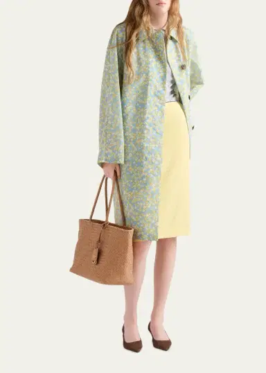 Prada Madras Woven Leather Tote Bag | Thumbnail 5 Prada Madras Woven Leather Tote Bag | Thumbnail 5