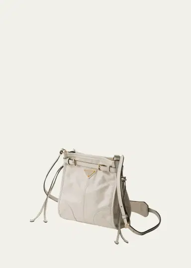 Prada Bonnie Belted Leather Shoulder Bag | Thumbnail 3 Prada Bonnie Belted Leather Shoulder Bag | Thumbnail 3