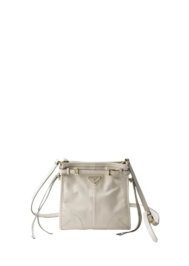 Prada Bonnie Belted Leather Shoulder Bag