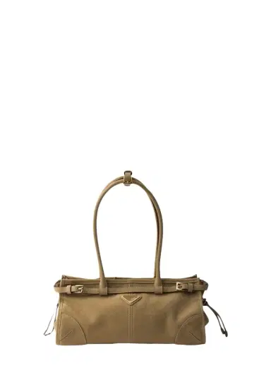 Prada Bonnie Medium Nubuck Leather Shoulder Bag | Thumbnail 1 Prada Bonnie Medium Nubuck Leather Shoulder Bag | Thumbnail 1