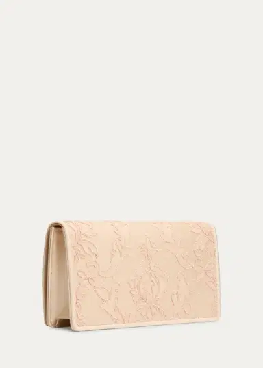 Christian Louboutin Bettina Embroidered Lace Clutch Bag | Thumbnail 3
