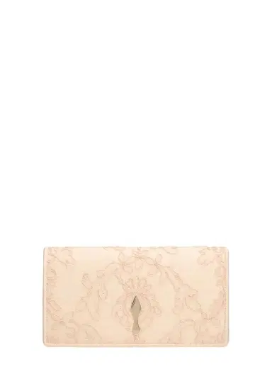 Christian Louboutin Bettina Embroidered Lace Clutch Bag | Thumbnail 1