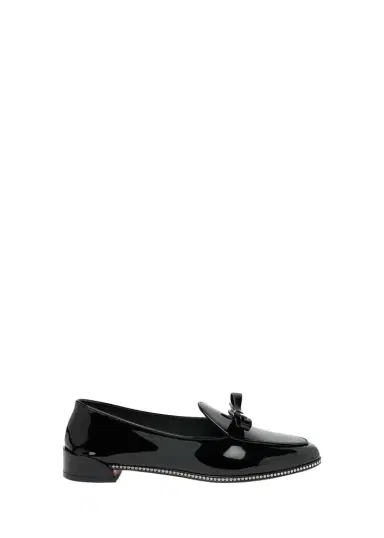 Christian Louboutin Mocastrass Embellished Patent Leather Loafers | Thumbnail 1 Christian Louboutin Mocastrass Embellished Patent Leather Loafers | Thumbnail 1