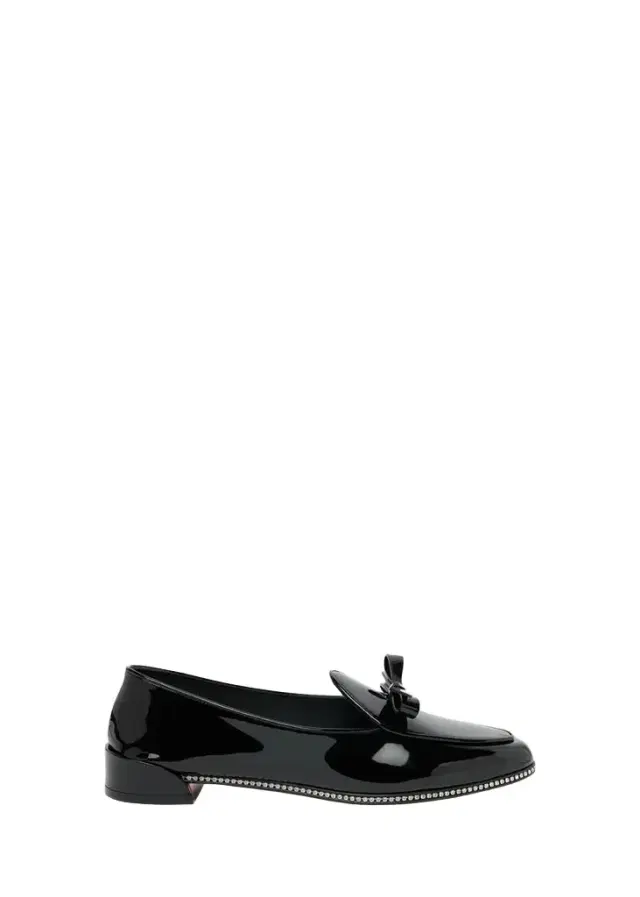 Mocastrass Embellished Patent Leather Loafers