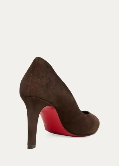 Christian Louboutin 85mm Fannylove Suede Pumps | Thumbnail 2