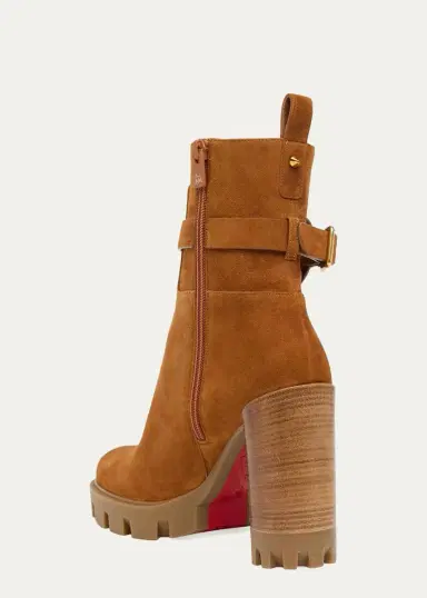 Christian Louboutin 100mm Dianouchette Suede Ankle Boots | Thumbnail 2 Christian Louboutin 100mm Dianouchette Suede Ankle Boots | Thumbnail 2