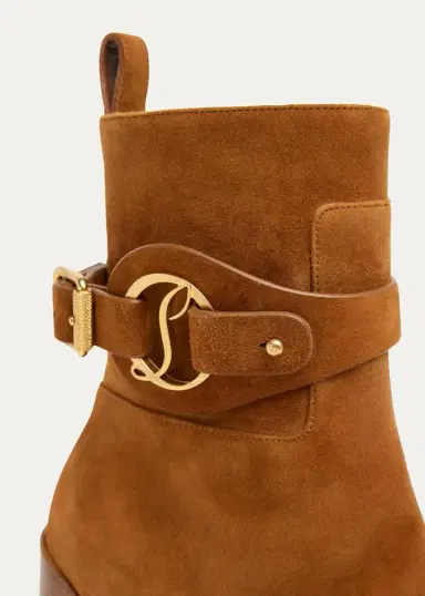 Christian Louboutin 100mm Dianouchette Suede Ankle Boots | Thumbnail 3 Christian Louboutin 100mm Dianouchette Suede Ankle Boots | Thumbnail 3