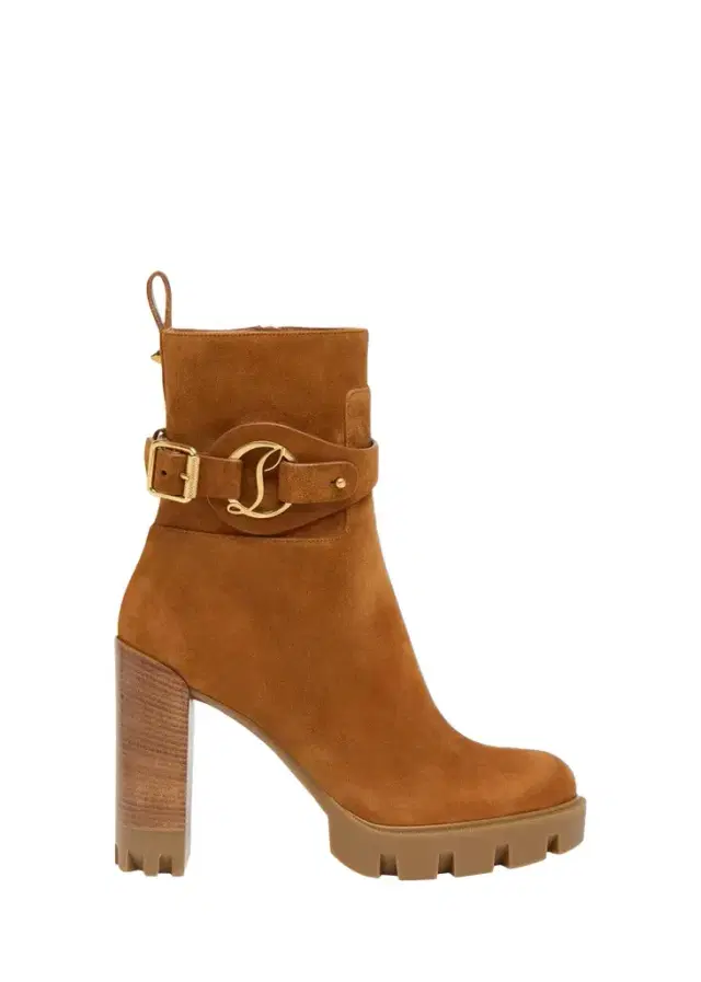 Christian Louboutin 100mm Dianouchette Suede Ankle Boots