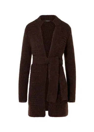 Akris Rib Mouline Cashmere-Silk Open Cardigan | Thumbnail 1