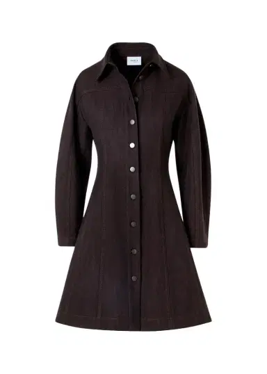 Akris punto Panel Winter Denim Shirtdress | Thumbnail 1