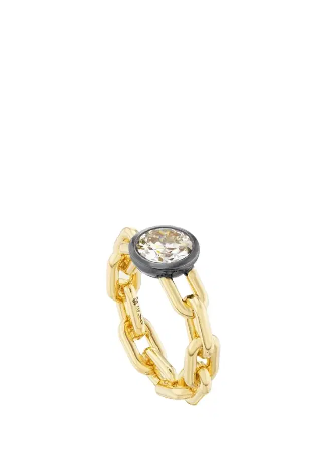 Uniform Object 18K Yellow Gold & 2.25TCW Diamond Ring