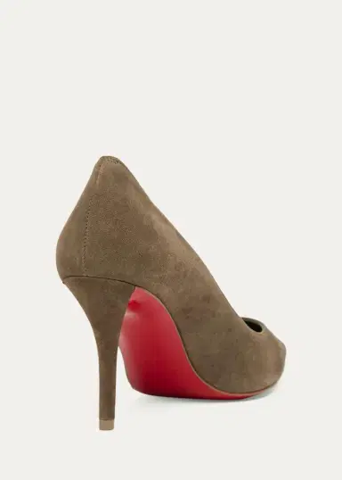 Christian Louboutin 80mm Miss Z Suede Pumps | Thumbnail 2 Christian Louboutin 80mm Miss Z Suede Pumps | Thumbnail 2