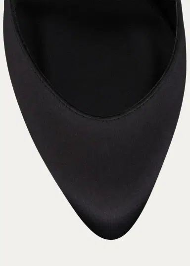Christian Louboutin 85mm Fanny Love Satin Slingback Pumps | Thumbnail 3