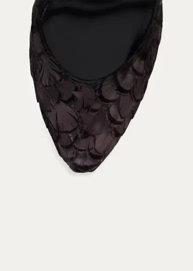 Christian Louboutin 100mm Fanny Silk Feather Pumps | Thumbnail 3 Christian Louboutin 100mm Fanny Silk Feather Pumps | Thumbnail 3