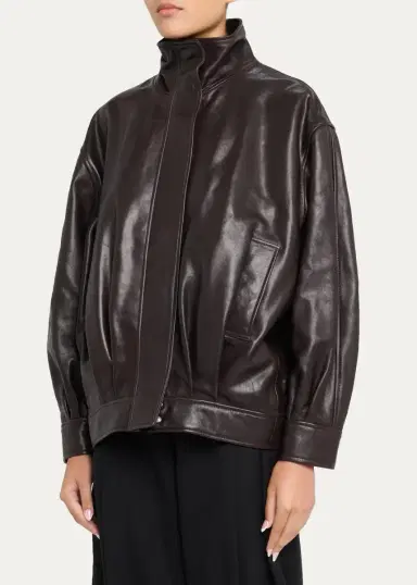 ARMA Paula Oversized Leather Jacket | Thumbnail 4 ARMA Paula Oversized Leather Jacket | Thumbnail 4
